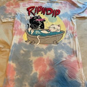 Ripndip tie dye tshirt size Small